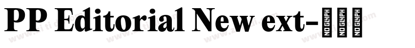 PP Editorial New ext字体转换